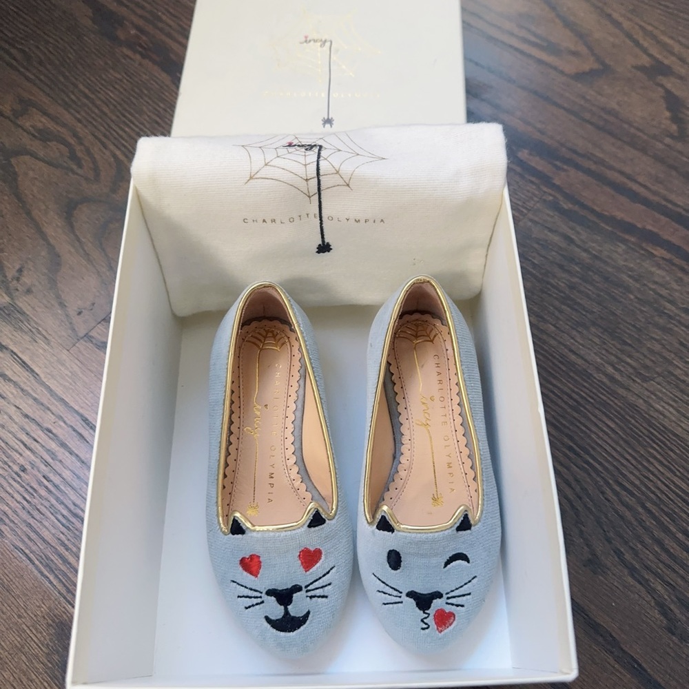 Charlotte Olympia toddler shoes in size 24